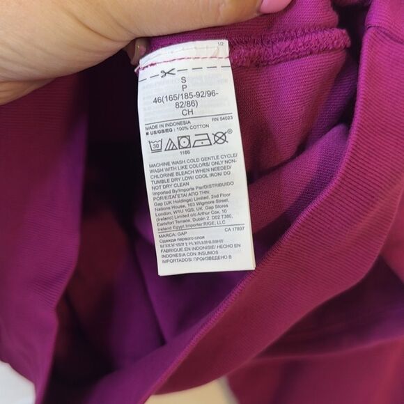 NWOT-Gap x Kanye West- YZY-double layer perfect hoodie- purple/pink-Size small - Picture 6 of 7
